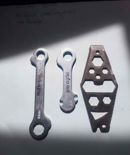 Photo of free bicycle tools pro cycle spanners plus multitool (Bear Flat BA2) #1