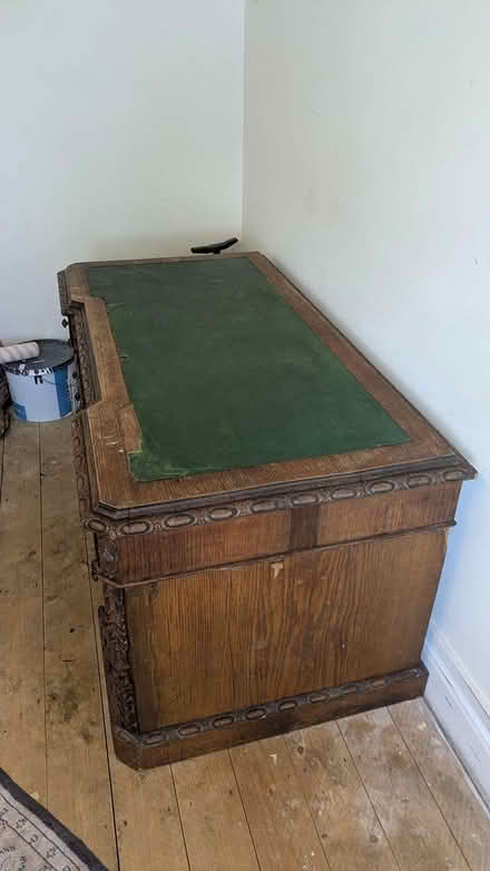 Photo of free Solid Oak Antique Style Desk (Hackney N16) #2