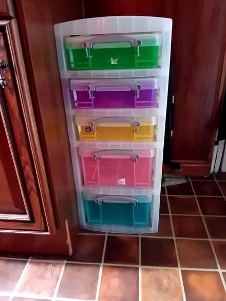 Photo of free Sturdy Plastic Storage Drawers (Clifton S60) #1
