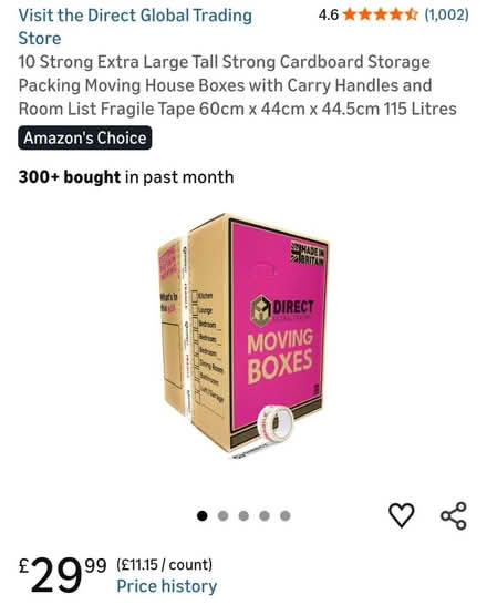 Photo of free Large moving boxes extra strong (CB2) #1
