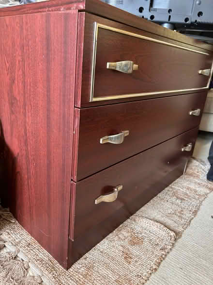 Photo of free Brown chest of 3 drawers (Widmer End HP15) #3