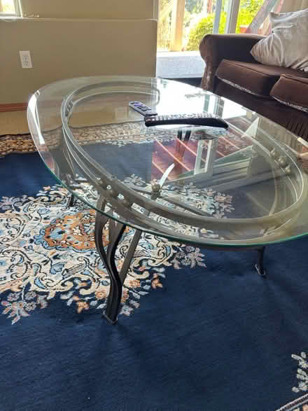 Photo of free Glass coffee table (West Olympia) #2
