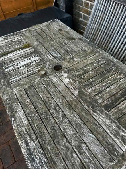 Photo of free Solid wood outdoor bench and table (Tooting SW17) #2