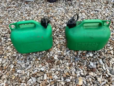 Photo of free Two 5 litre petrol cans (Taunton Somerset) #1