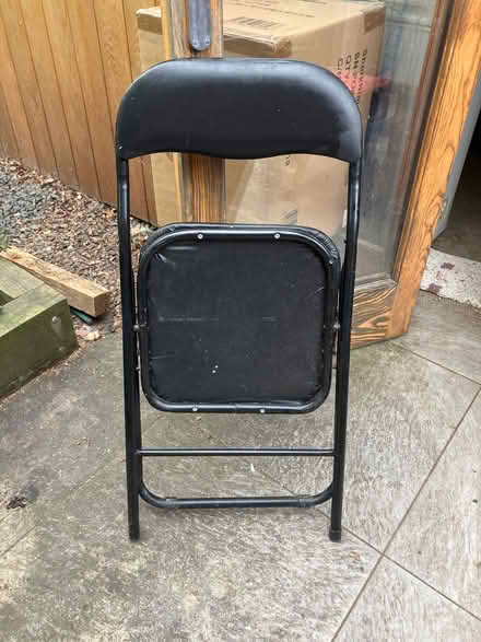 Photo of free Black plastic folding chair (Malvern Link WR14) #2