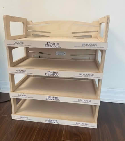 Photo of free Wooden shelf (Sherbourne and bloor) #1