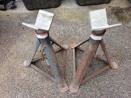 Photo of free Large axle stands (Helsby WA6) #1