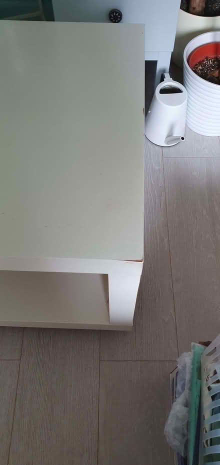 Photo of free White Square ikea table on castors (Barton Hill BS5) #2