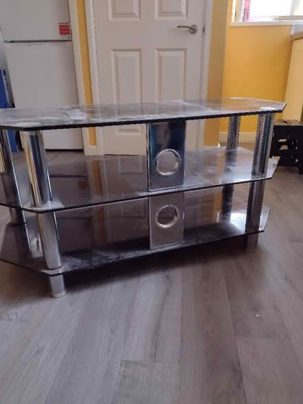 Photo of free Black tv/coffee table (Fleet Meadow OX11) #1