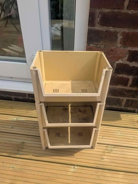 Photo of free Stackable storage containers (M32 stretford) #1