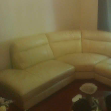 Photo of free Large leather sofa (Havant PO9) #1