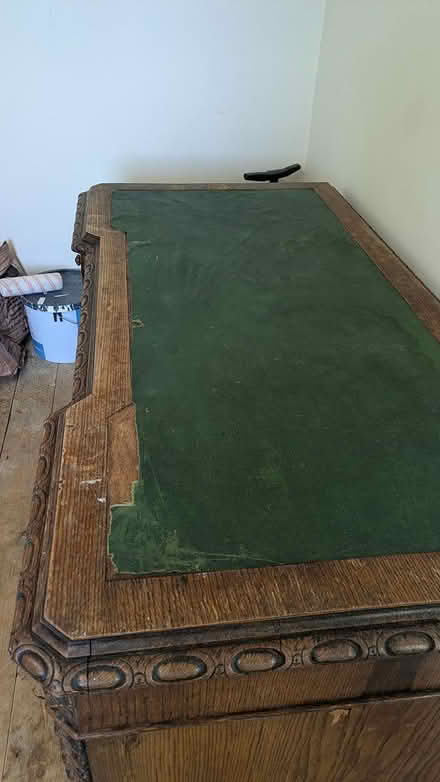 Photo of free Solid Oak Antique Style Desk (Hackney N16) #4
