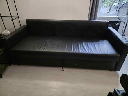 Photo of free Black sofa bed with storage (Slough central SL2) #1