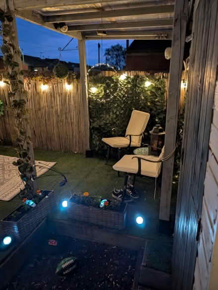Photo of free Cast iron table and 6 chairs (WA10) #2