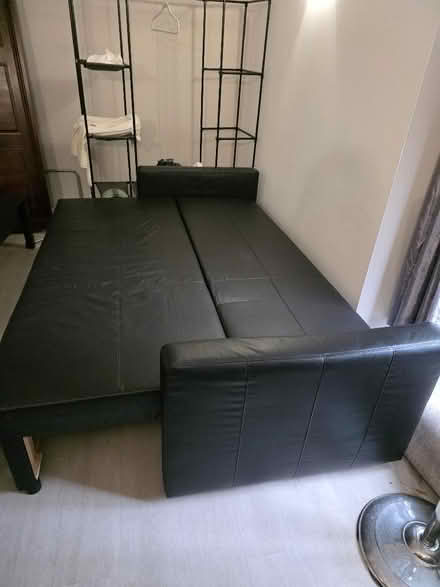 Photo of free Black sofa bed with storage (Slough central SL2) #3