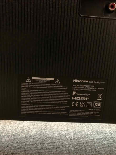 Photo of free Hisense 55” LED TV (Wallasey CH44) #1