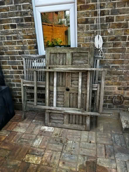 Photo of free Solid wood outdoor bench and table (Tooting SW17) #4
