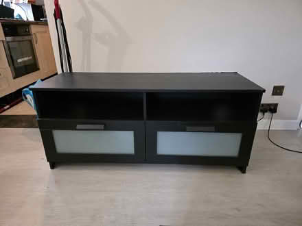 Photo of free 1 black TV cabinet (Slough central SL2) #2