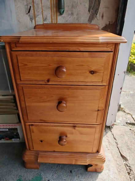 Photo of free Pine bedside drawers (Bromborough CH62) #1