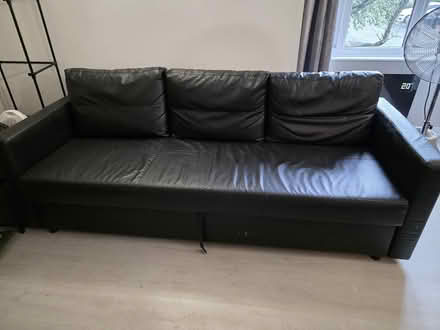 Photo of free Black sofa bed with storage (Slough central SL2) #4