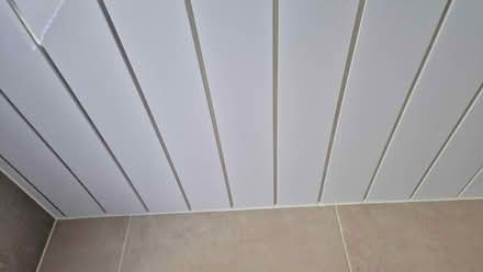 Photo of free PVC ceiling cladding-white & chrome (Nab Wood, BD18) #3