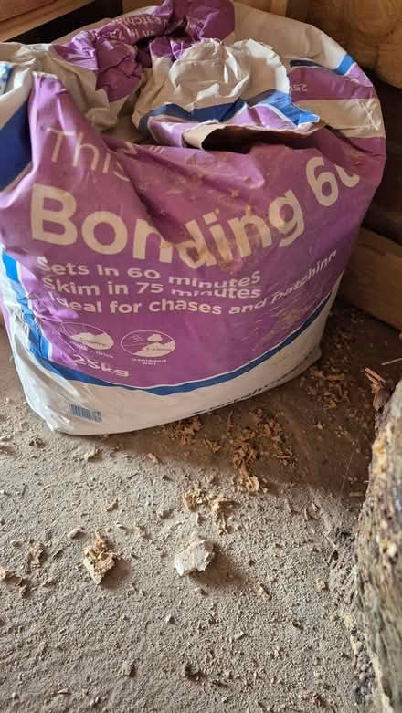 Photo of free Thistle Bonding Coat plaster (Nab Wood, BD18) #1
