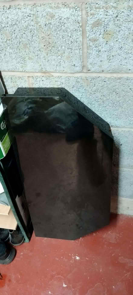 Photo of free black granite raised hearth ST3 Lightwood (Star yard ST3) #2