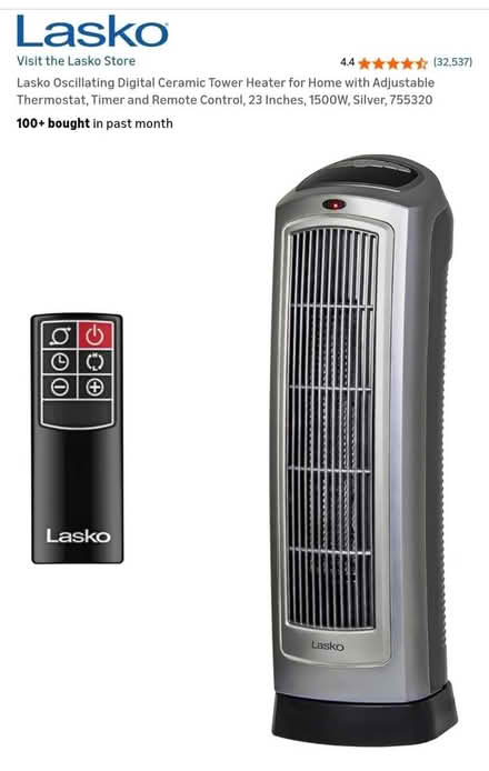 Photo of free Tower Heater | Portable Heater (Flushing) #1