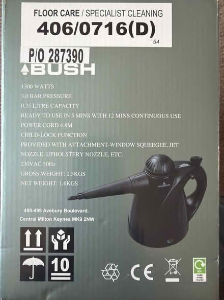Photo of free Handheld steam cleaner (Welling DA16) #3