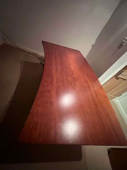 Photo of free Cherry veneer desk (Thimble GU21) #2
