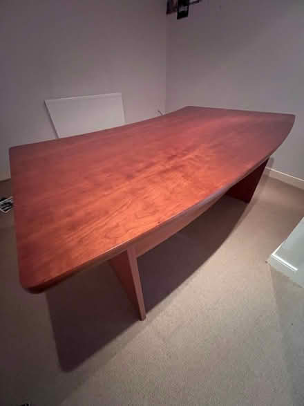 Photo of free Cherry veneer desk (Thimble GU21) #3