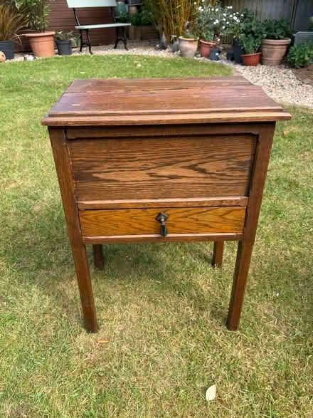 Photo of free Vintage oak storage table (Amersham HP6) #1