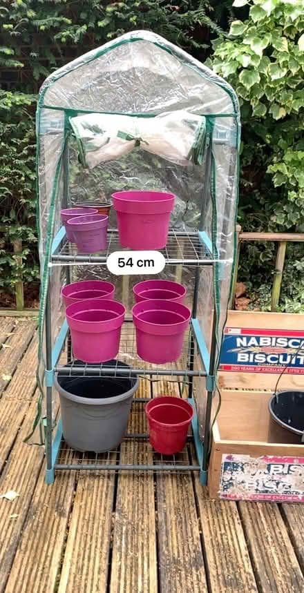 Photo of free Potting shelves, plastic pots, storage box (Twickenham TW1) #3