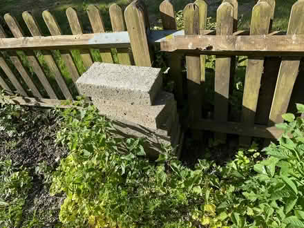 Photo of free 12 aggregate breeze block 17”l 4”h (Lewes BN7) #1