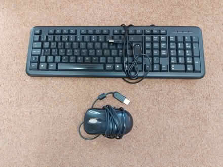 Photo of free Black keyboard with Microsoft mouse (Bexhill TN39) #1