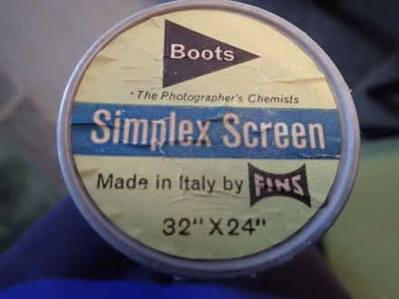Photo of free BOOTS table top projector screen (Newbiggin on Lune CA17) #2
