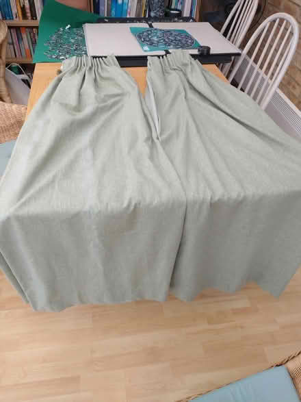 Photo of free Green curtains (Didcot OX11) #2