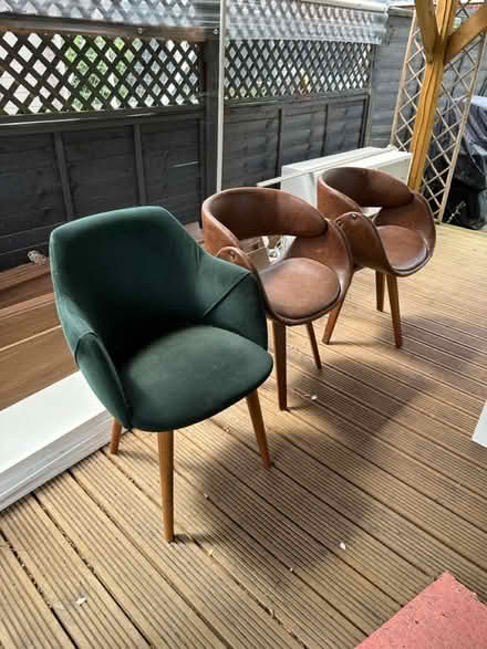 Photo of free 3 Dining Chairs Dunelm (Se9 2af) #1