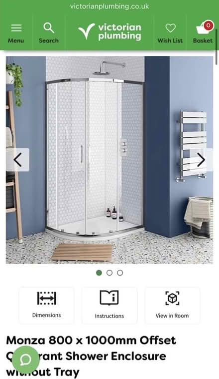 Photo of free Monza shower enclosure (Swansea) #1