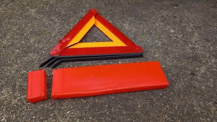 Photo of free Car warning triangle (Central Letchworth) #3