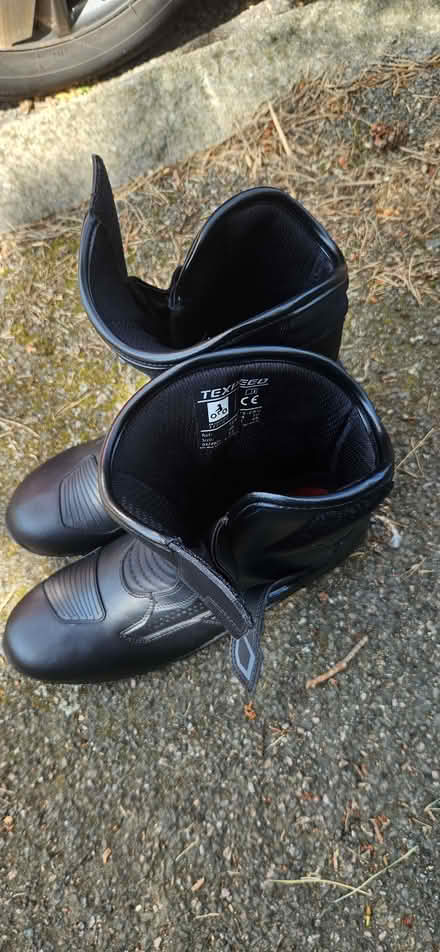 Photo of free Motorcycle boots UK size 12 EU size 46 (Royal Standard SE3) #1