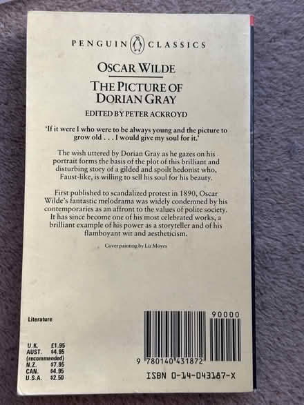 Photo of free The Picture of Dorian Gray - Wilde (Sanderstead) #2