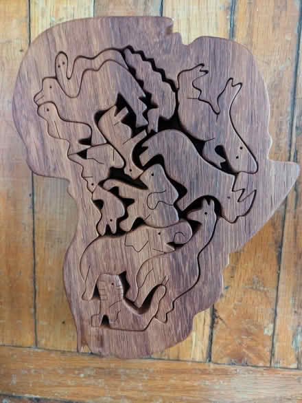 Photo of free Wooden Africa puzzle (E. Midtown) #1