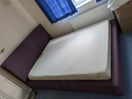 Photo of free Double bed frame w/ mattress (Cambridge CB4) #1