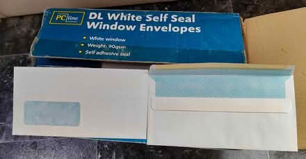 Photo of free DL white window envelopes (500ish) (Kensington Olympia W14) #1