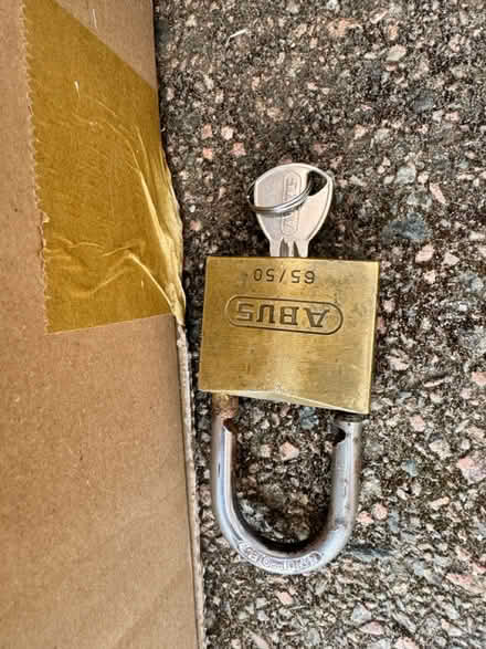 Photo of free Padlock and key (GL3) #1