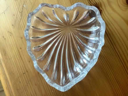 Photo of free glass heart trinket dish (Birchgrove CF14) #1
