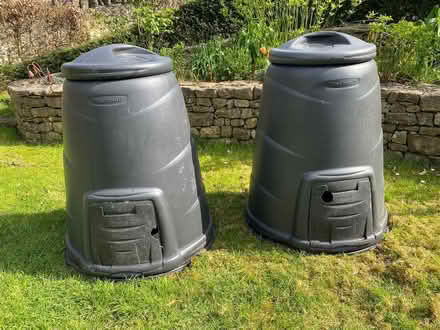 Photo of free Two black plastic compost bins (Shepton Mallet BA4) #1