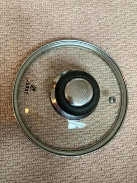 Photo of free Saucepan lid, glass and metal, 16cm (Broughton Street EH3) #1