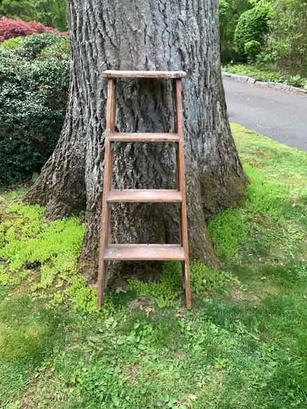 Photo of free 4ft wood ladder (Silvermine, Norwalk CT) #1